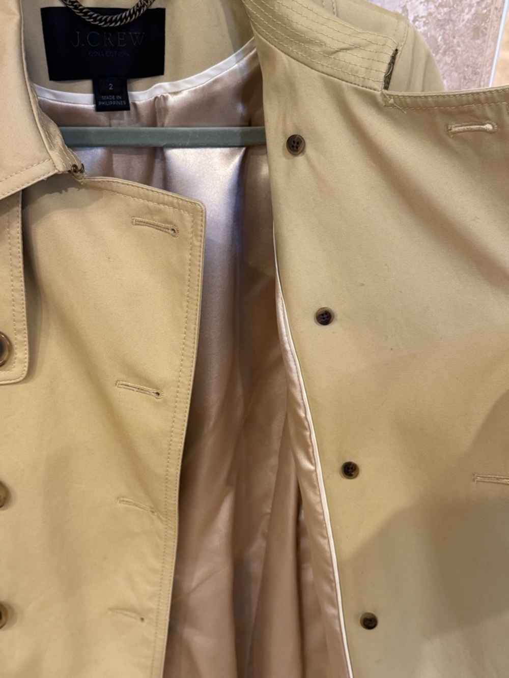 J.Crew Icon Trench Coat - Picture 8 of 9